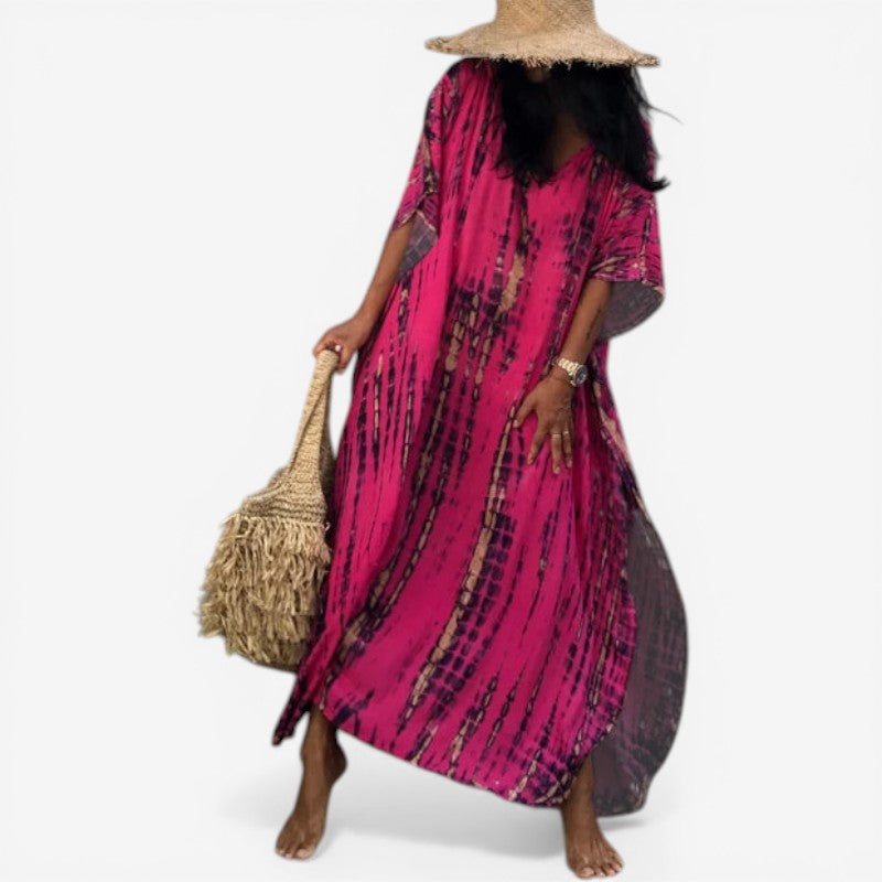 V-Neck Long Sleeve Everyday Dress