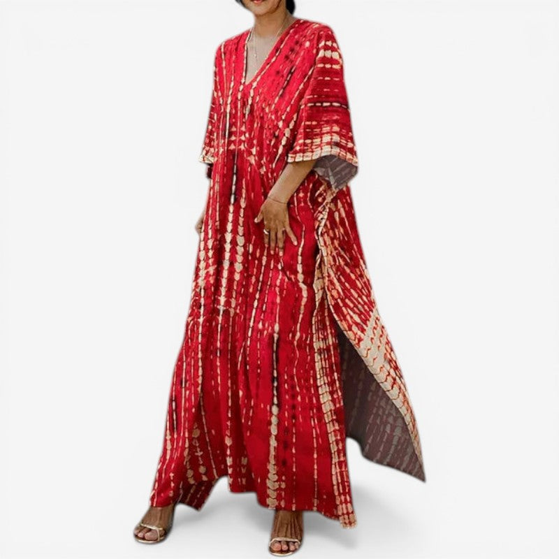 V-Neck Long Sleeve Everyday Dress