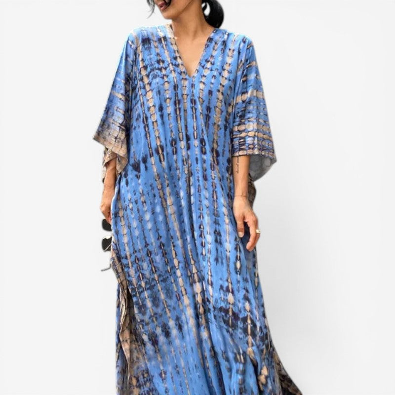 V-Neck Long Sleeve Everyday Dress