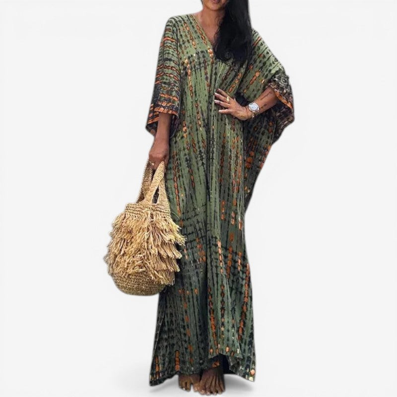 V-Neck Long Sleeve Everyday Dress