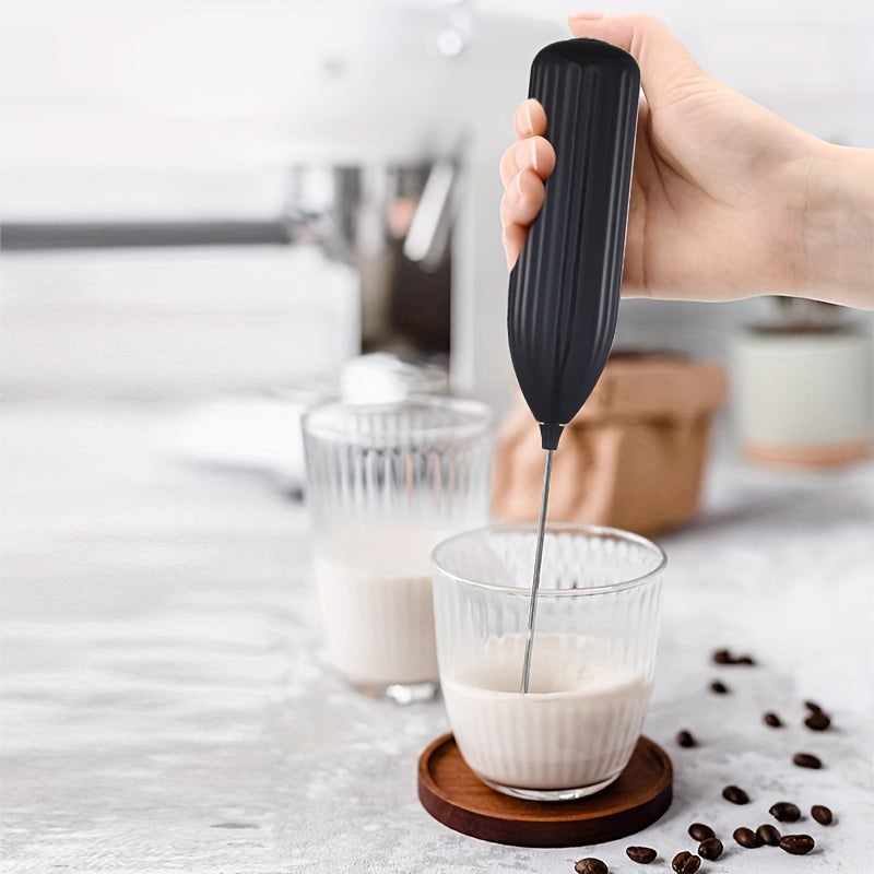 DrinkMixer - Battery-Operated Handheld Milk Frother Effortless Frothing for Barista-Quality Drinks | One-Touch Operation for Smooth, Creamy Texture