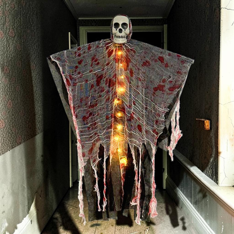 Luminous Skull Ghost Halloween Decoration