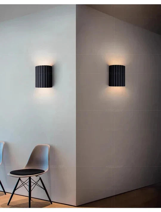ModernResin - Modern Resin Wall Lamps Artistic Handcrafted Resin Design | Soft Ambient LED Glow with Energy-Efficient Lighting | Unique Decorative Accent for Bedroom, Living Room or Reading Nook