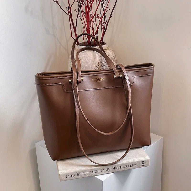 Large Capacity Double Handle Shoulder Bag