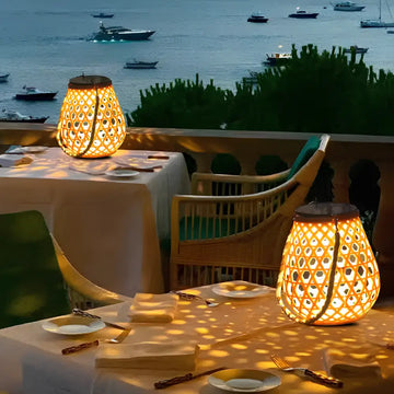 Solara - Eco-Friendly Solar Lamp Decorative Light Pattern with 100% Solar Power | Automatic Dusk-to-Dawn Illumination | Artistic Indoor or Outdoor Accent for Garden, Balcony, or Living Space