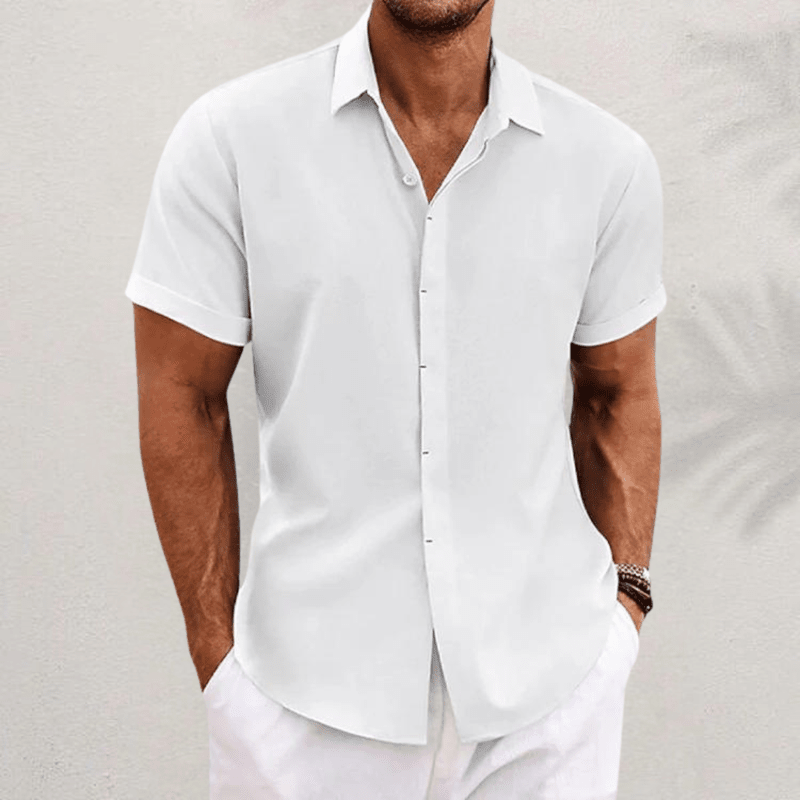 Men's Short Sleeve Button-Down Shirt