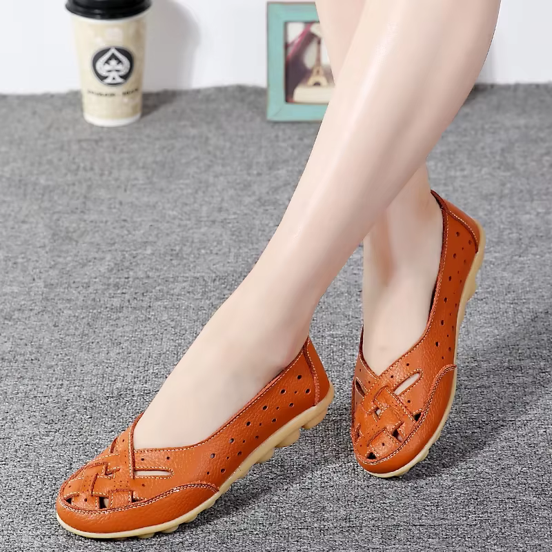 Womens Pointed Toe Ballerina Flats
