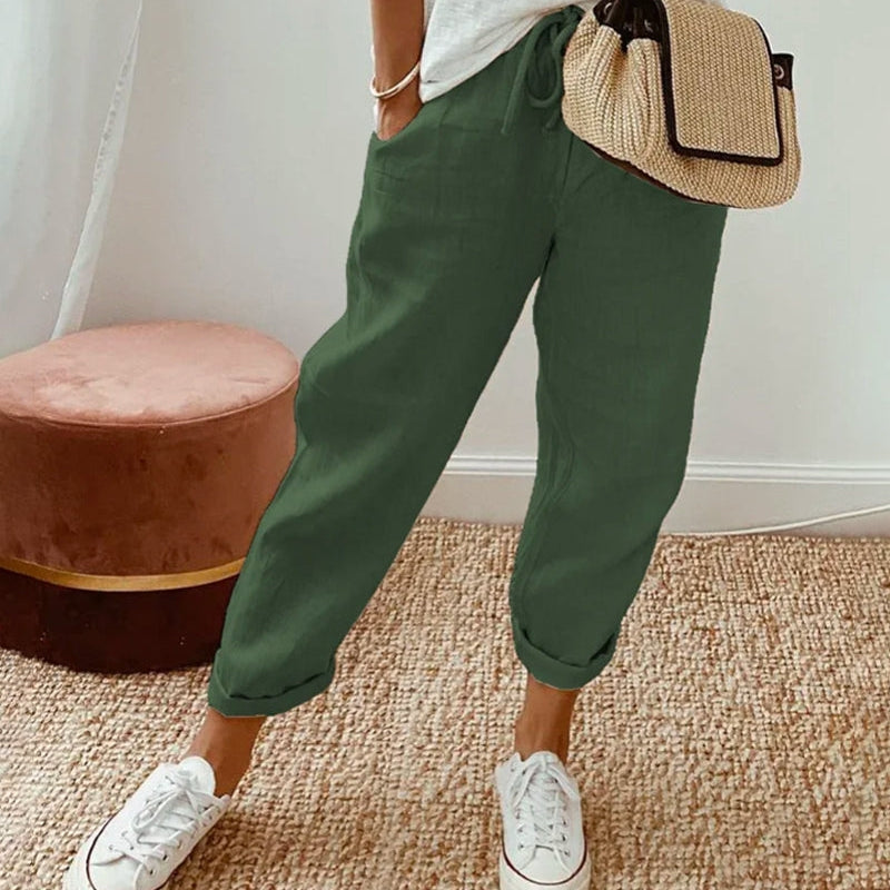 Women's Striped Loose Trousers