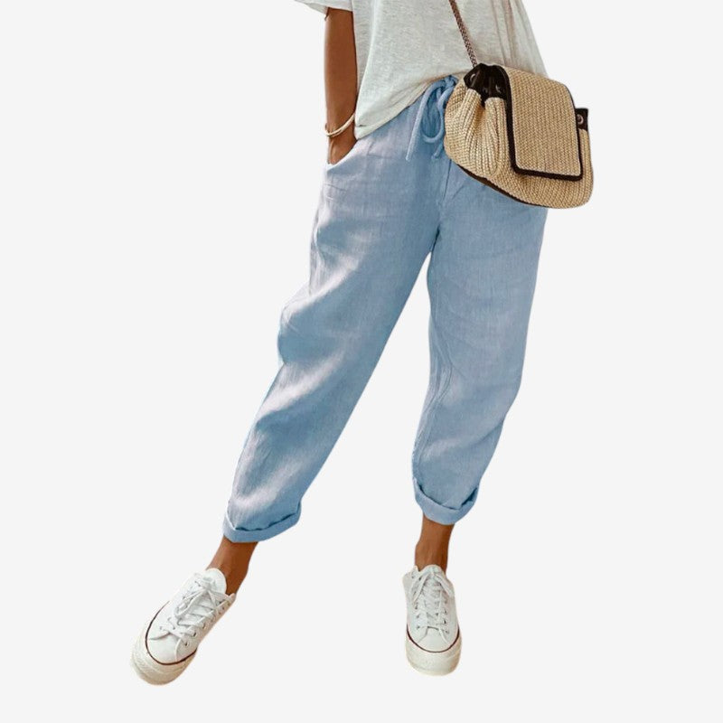 Women's Striped Loose Trousers
