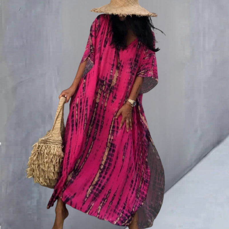 V-Neck Long Sleeve Everyday Dress