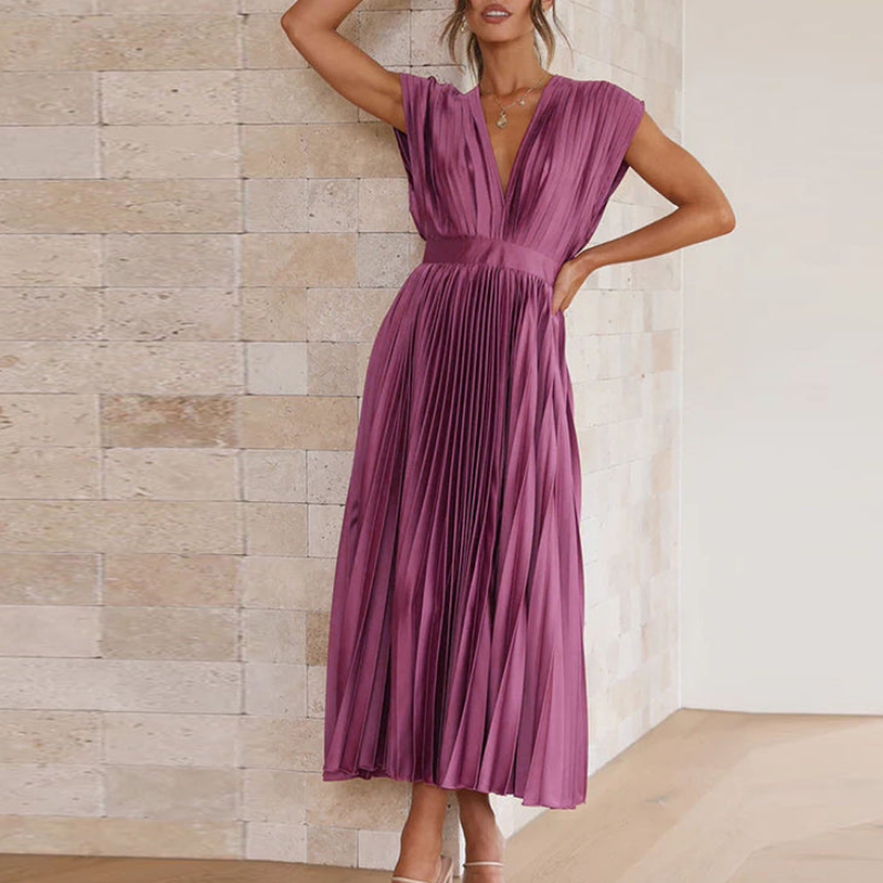 Sleeveless V-Neck Minimal Dress