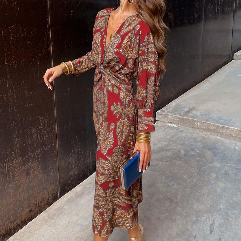 Women’s Floral Print Maxi Dress