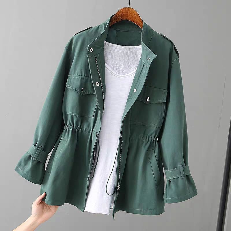 Women’s Long Sleeve Zip-Up Jacket with Pockets
