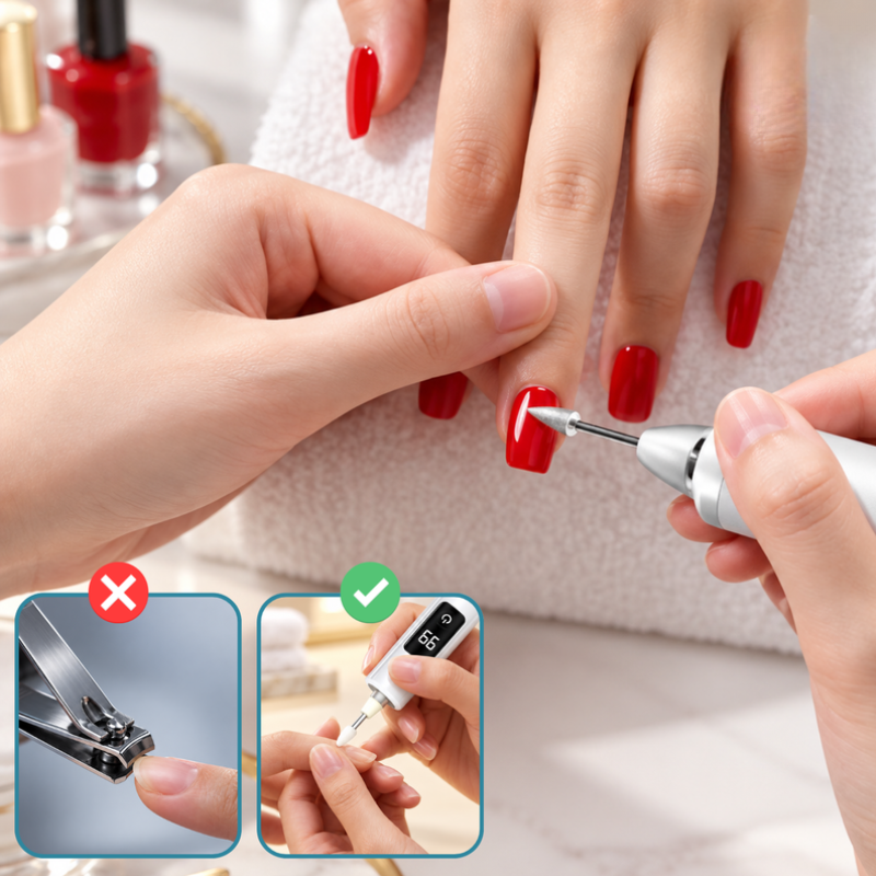 Nailtempo - Elektromos körömreszelő digitális sebességszabályzóval