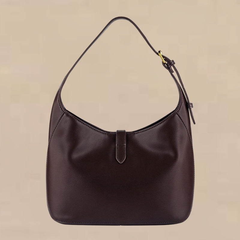 Buckle Closure Large Capacity Handbag