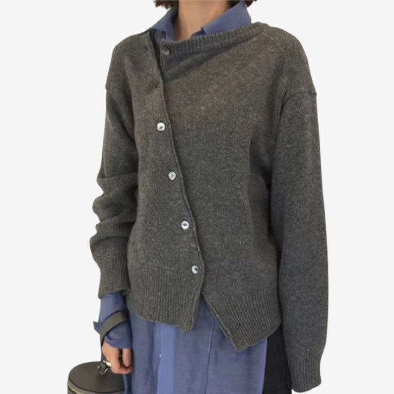 Chic Oversized Button-Up Cardigan for Women