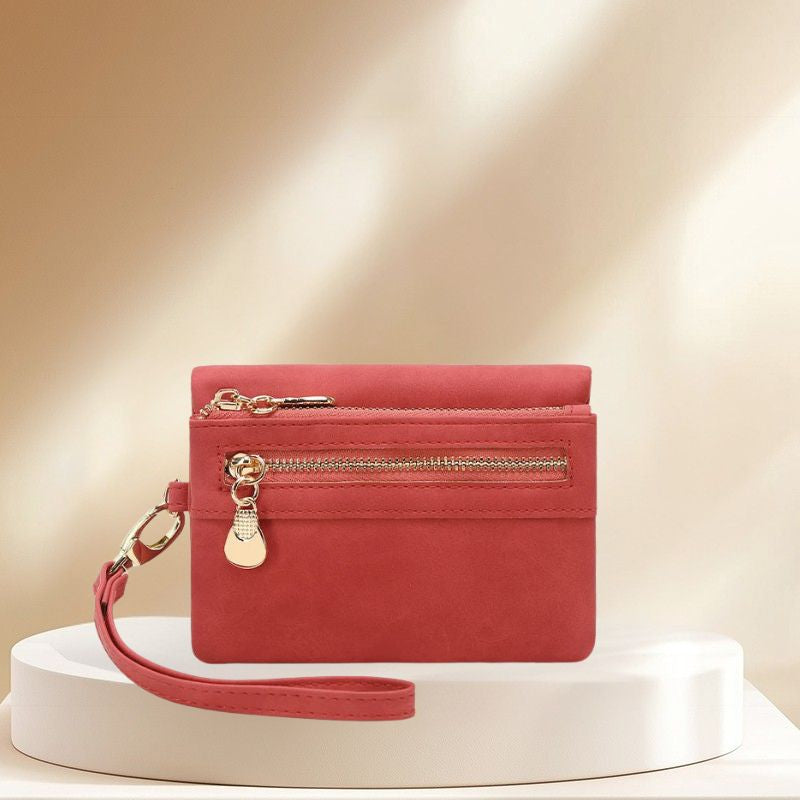 Zipped Wallet with Coin Purse for Women