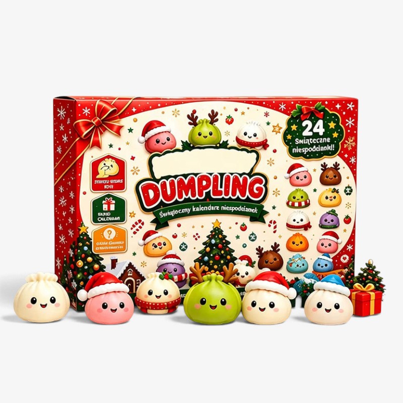Foamjoy - Squishy habjáték adventi naptár 24 darabos készlettel