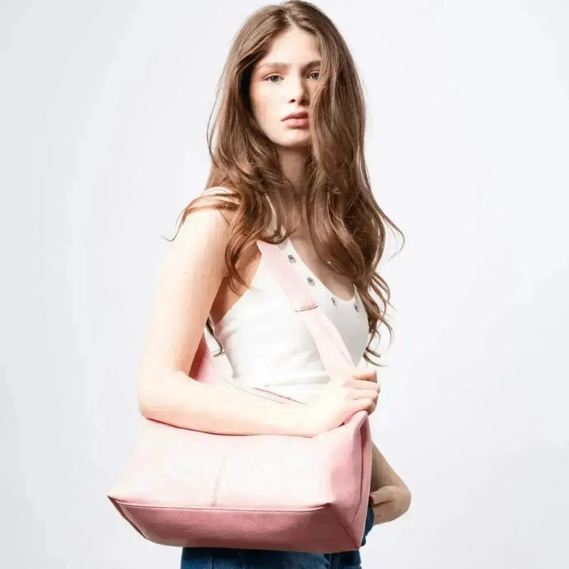 Compact Shoulder Bag with Zip Pocket