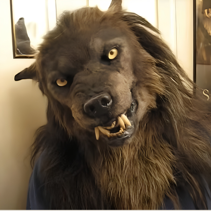 Realistic Adult Werewolf Mask