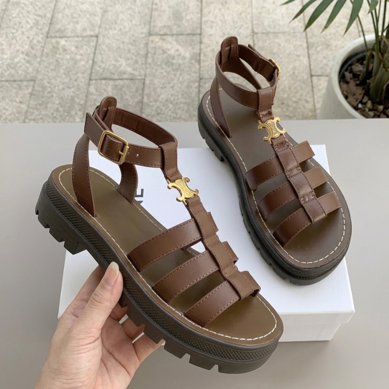 Women's Gladiator Sandals with Adjustable Ankle Strap