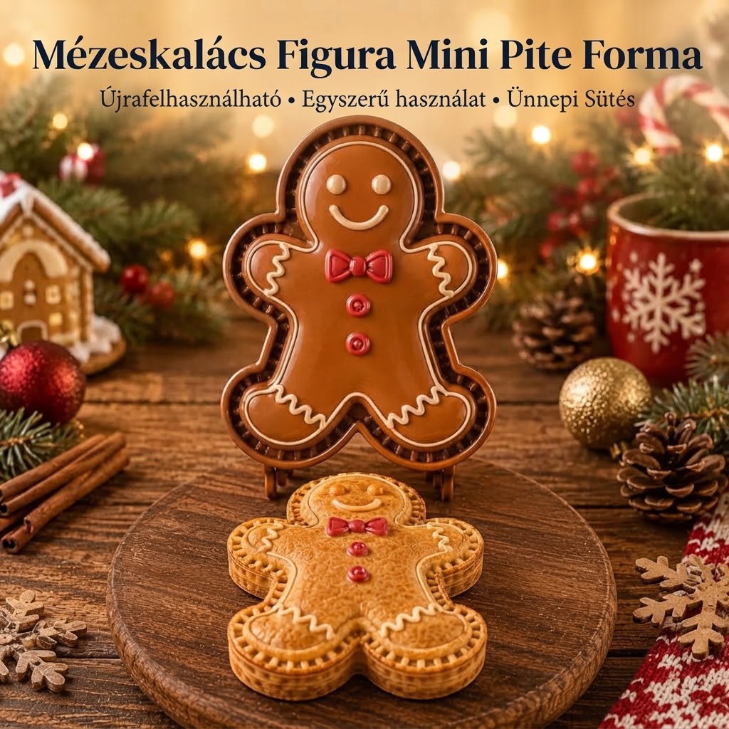 FestiveMold - Mini tortaforma 9 ünnepi mintával