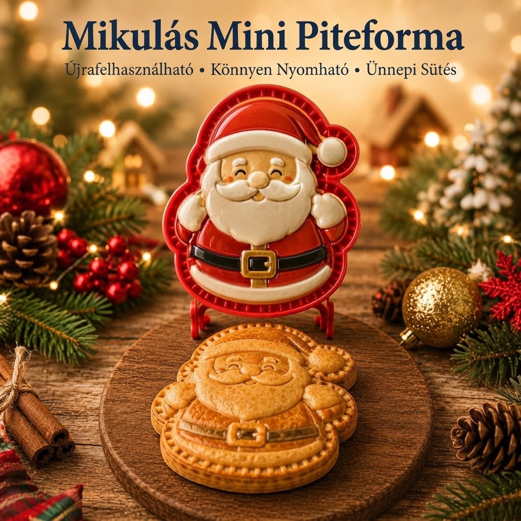 FestiveMold - Mini tortaforma 9 ünnepi mintával