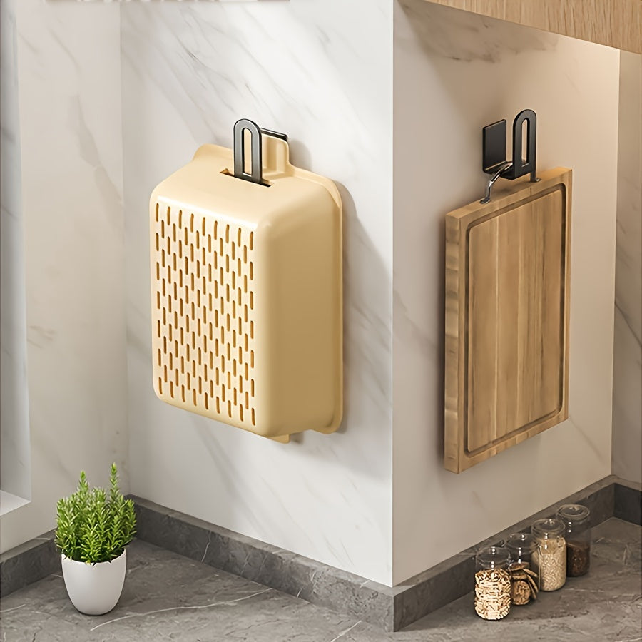 HagenStainless - Stainless Steel Kitchen Hook Rack Wall-Mounted Design for Space-Saving Storage | Durable Rust-Resistant Construction | Multipurpose Hooks for Hanging Utensils, Pots, Towels, and More