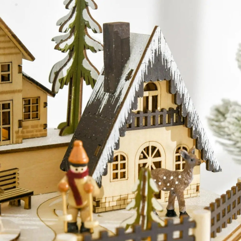 Glowhaven - Adventi naptár ház dizájnnal és LED világítással