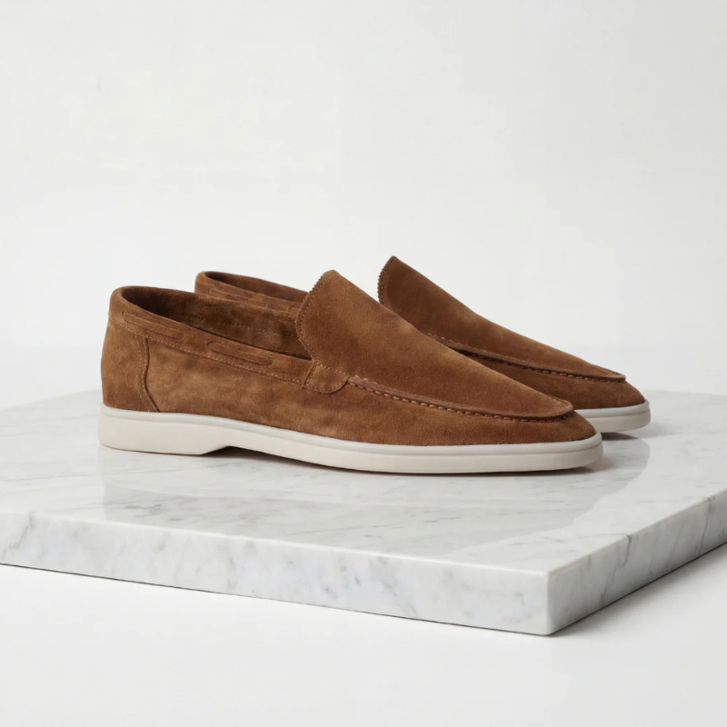 Men's Slip-On Loafers with Classic Design