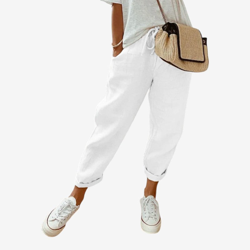 Women's Striped Loose Trousers