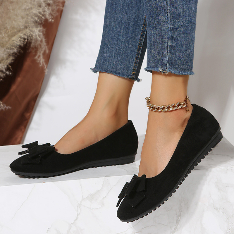 Round Toe Slip-On Ballet Flats