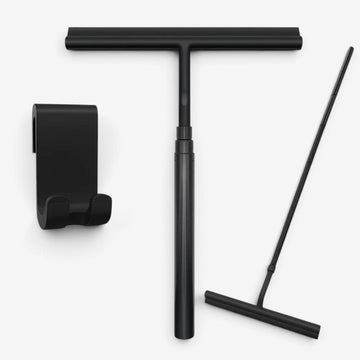 Mopvera - Telescopic Floor Squeegee with Flexible Rubber Blade