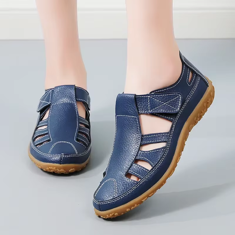 Stylish Women's Slip On Sandals with Velcro Straps