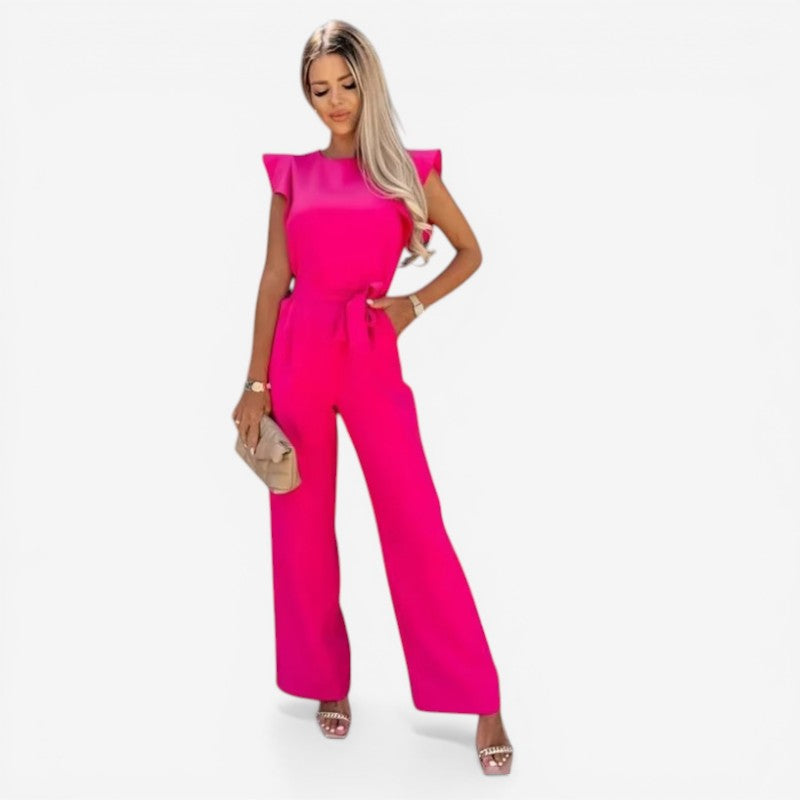 Women’s Butterfly Sleeve Wide Leg Jumpsuit