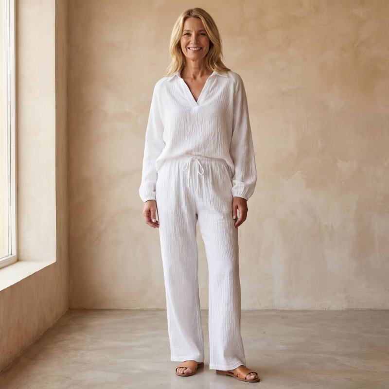 Women's Two-Piece Long Sleeve Pants Set