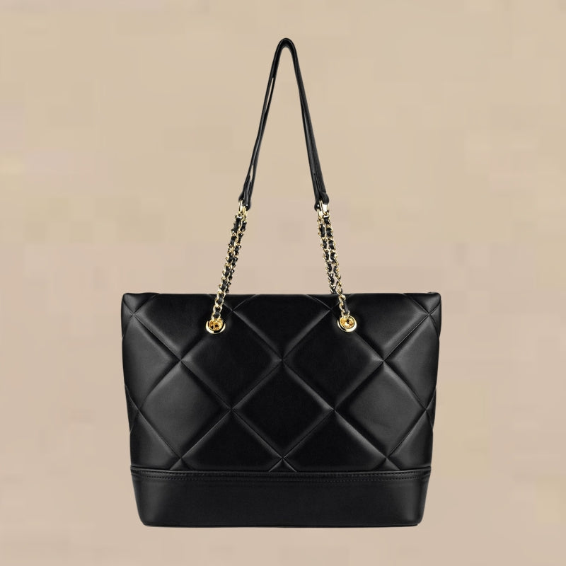 Chain Handle Tote Bag