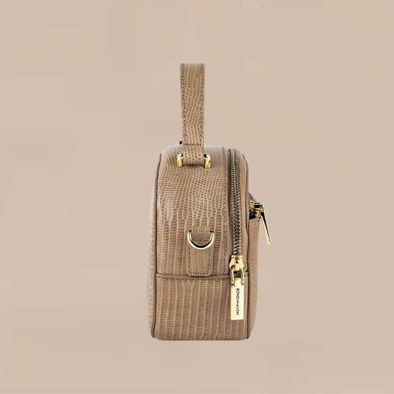 Structured Handbag with Adjustable Strap