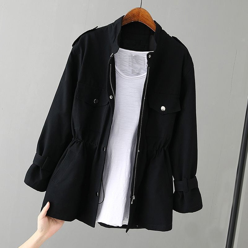 Women’s Long Sleeve Zip-Up Jacket with Pockets