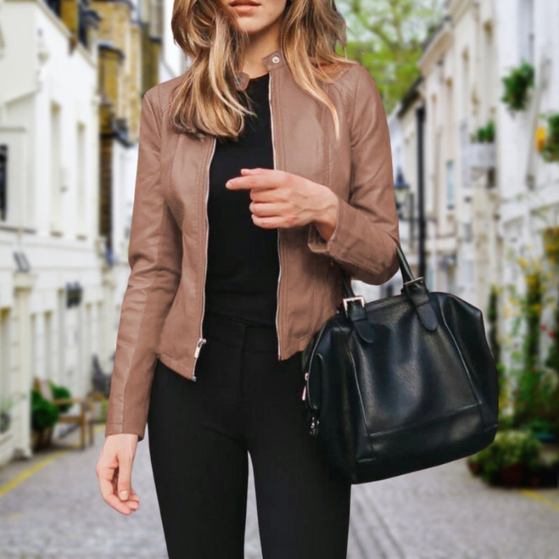 Women’s Slim Fit Long Sleeve Zip Jacket
