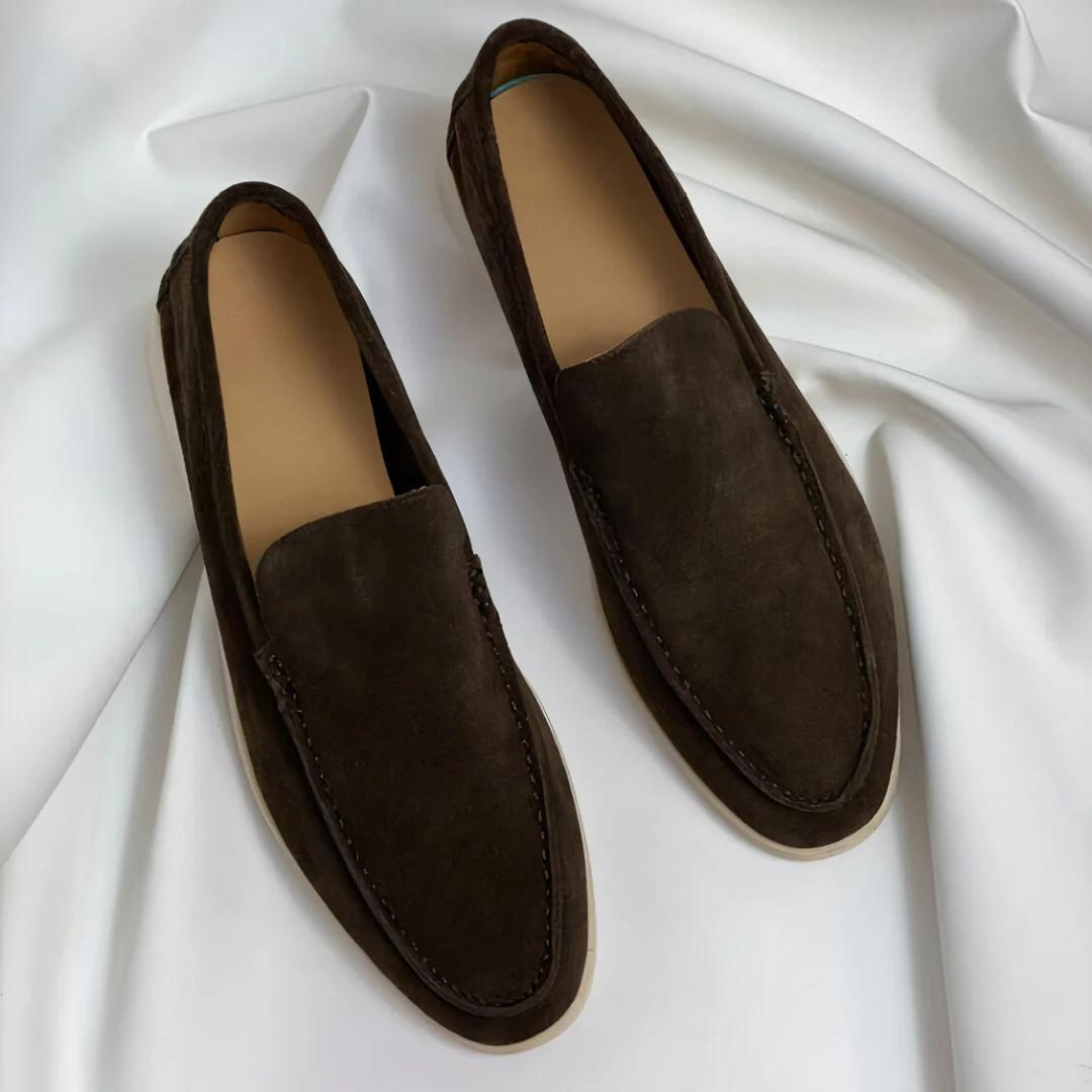 Loafena – Kerek orrú loafer bőr felsőrésszel