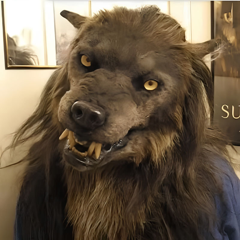 Realistic Adult Werewolf Mask