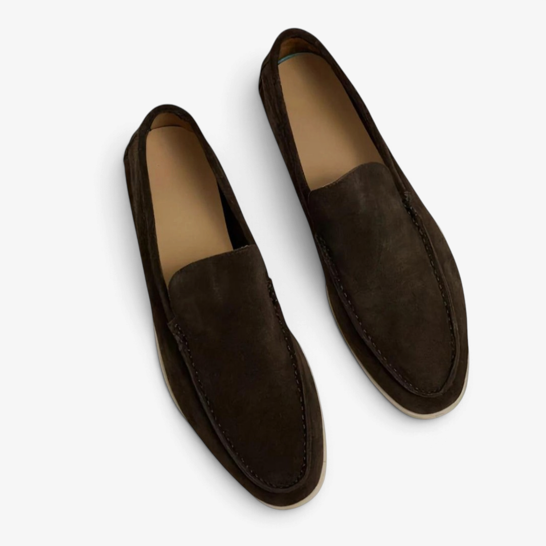 Loafena – Kerek orrú loafer bőr felsőrésszel