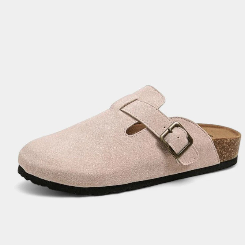 Adjustable Buckle Clogs with Round Toe