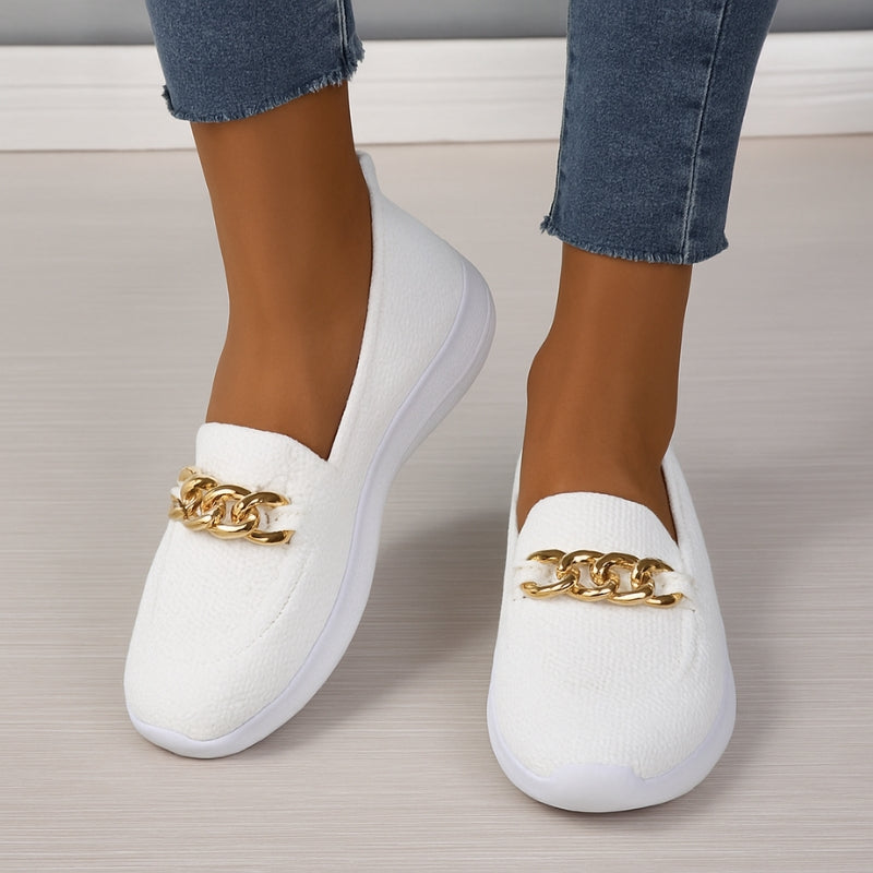 Women’s Slip-On Chain Detail Casual Shoes