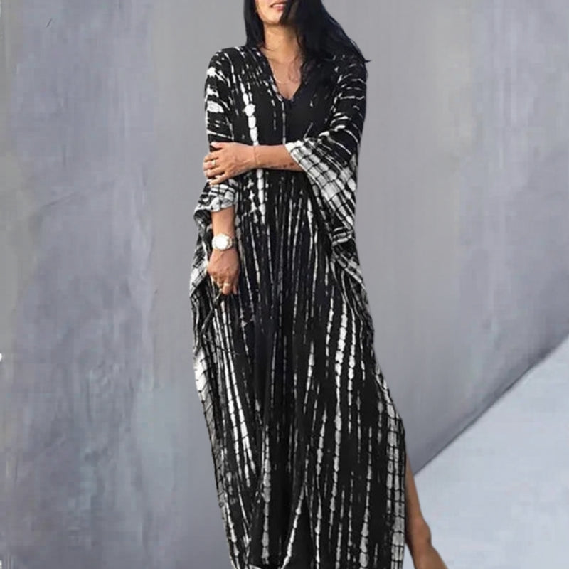 V-Neck Long Sleeve Everyday Dress