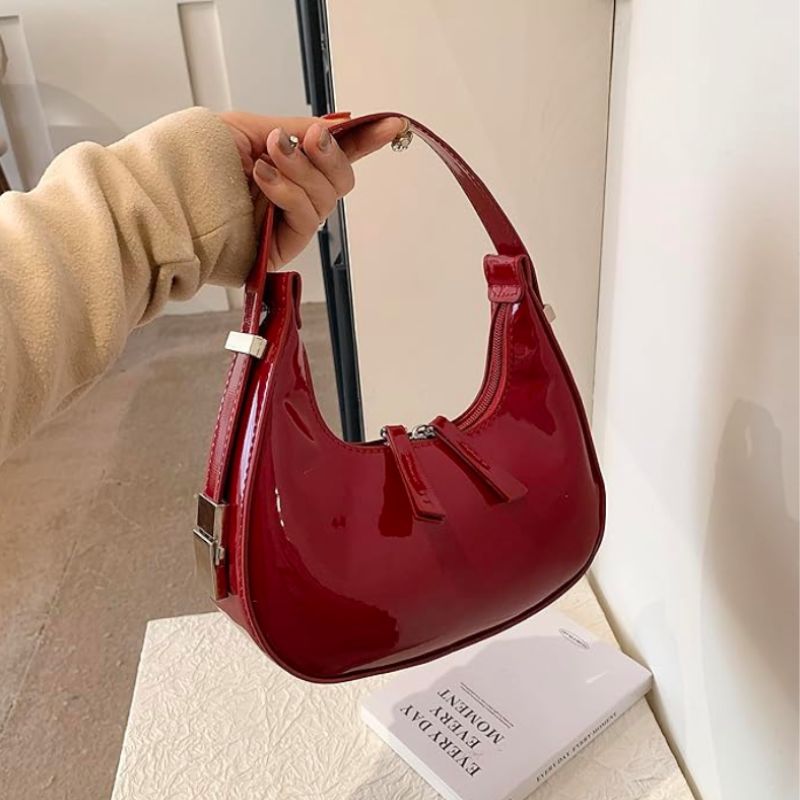 Half Moon Handbag with Strap