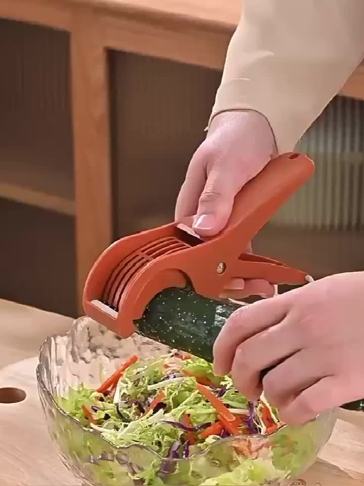 SwiftSlice - Multifunctional Fruit & Vegetable Slicer Slice, Dice, and Julienne with Precision | Sharp Stainless Steel Blades for Effortless Cutting