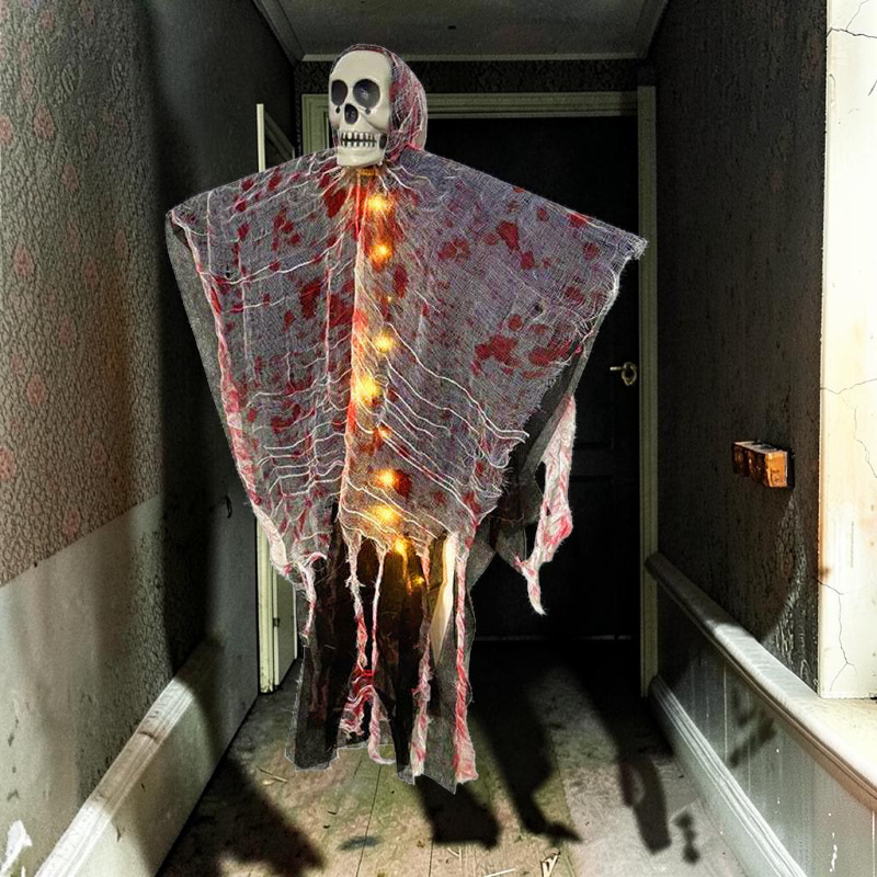 Luminous Skull Ghost Halloween Decoration