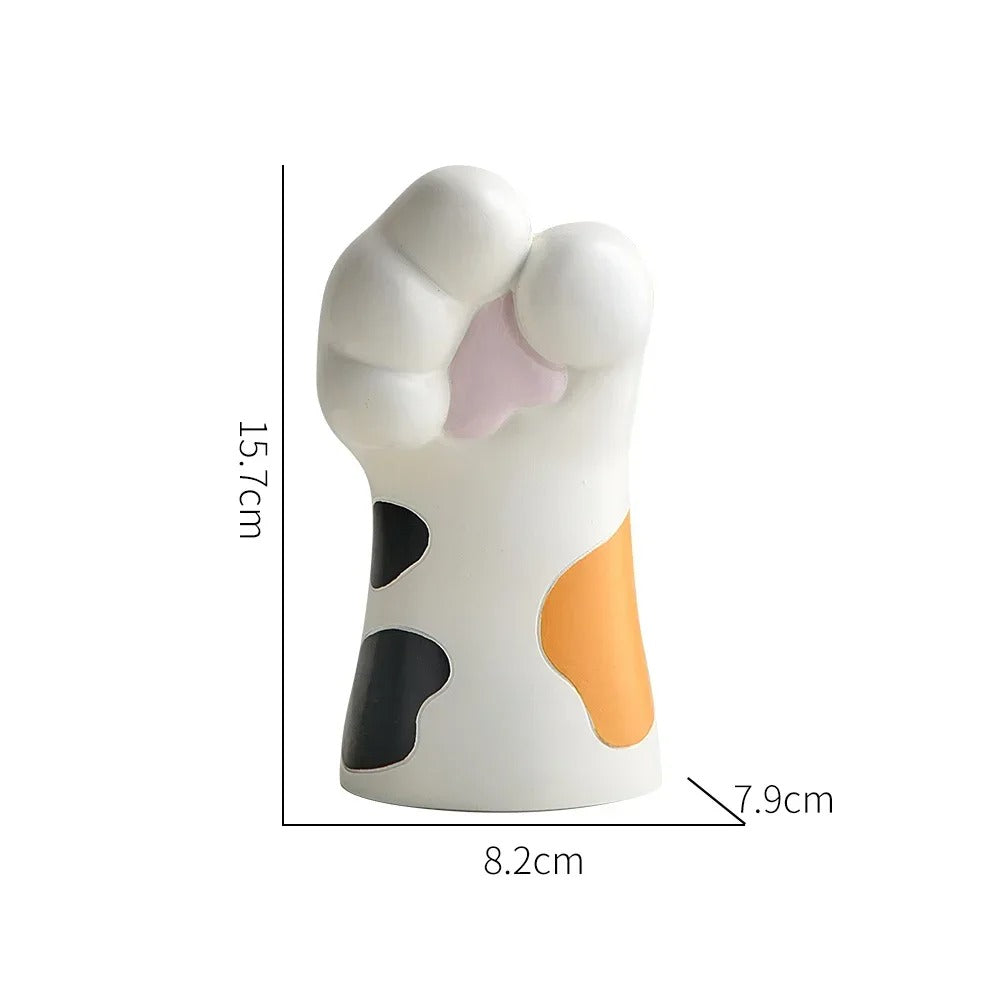 WhiskerWonders - Cat Paw Vase for Quirky Home Decor